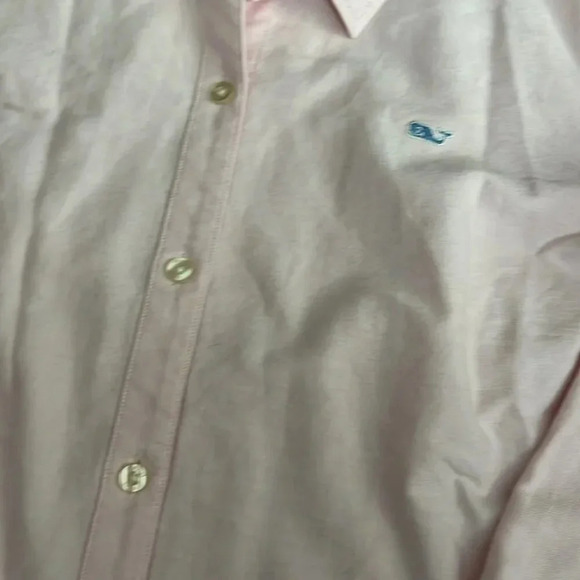 [12]Vineyard Vines Women Pink Cotton Button Up  Dress Shirt - Picture 3 of 8